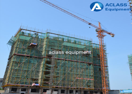 Κίνα Σταθερός γερανός πύργων ανυψωτικού εξοπλισμού κατασκευής 50 μέτρα μήκους βραχιόνων προμηθευτής