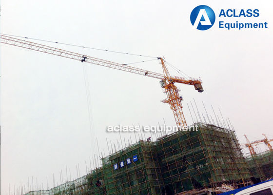 Κίνα υπερυψωμένη 4ton μηχανή γερανών πύργων Topkit μήκους φλόκων 48m/γερανών κατασκευής προμηθευτής