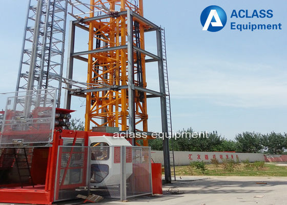 Κίνα Ενιαίος ανελκυστήρας ανελκυστήρων κατασκευής κλουβιών, ανυψωτικός ανελκυστήρας δομικού υλικού 2 τόνου προμηθευτής