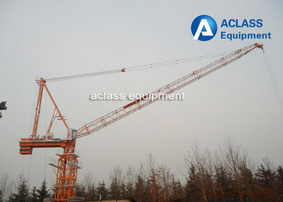 Κίνα 25 τόνος 50m σχοινί καλωδίων γερανών πύργων κατασκευής φλόκων Luffing που ανυψώνει το βαρύ εξοπλισμό προμηθευτής