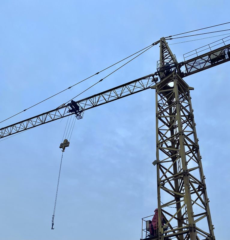 Τοπκιτ Qtz 160 Κρανός Πύργου χαμηλής κατανάλωσης με μέτρια τιμή 10 τόνων και 60 μέτρων