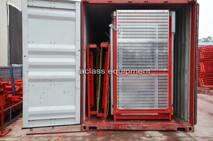 Ράφι ασφάλειας 1500kg/δομικό υλικό εγκεκριμένος ο ανελκυστήρας ISO τύπων γραναζιών
