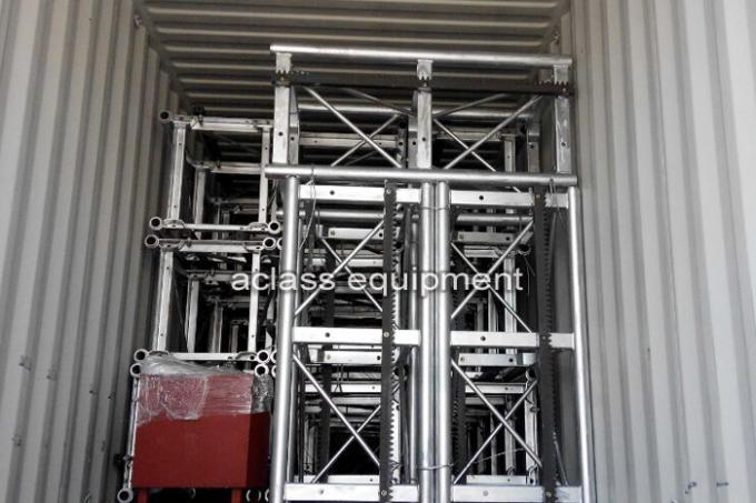 SC50 ο μικρός ανελκυστήρας ανελκυστήρων οικοδόμησης κτηρίου ανυψώνει το ενιαίο φορτίο κλουβιών 500kg